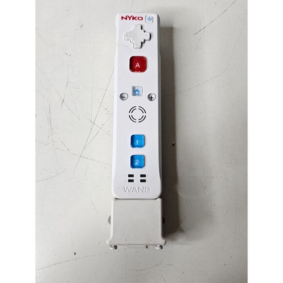 Nyko Wand For Wii Or Wii U White Wiimote Controller With RVL-026 Motion Plus - Picture 1 of 16